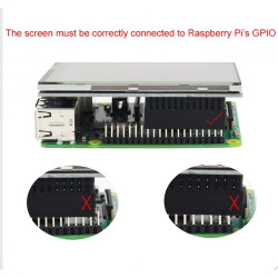 Raspberry Pi 4 LCD 3.5 Inch Touch Display with ABS Case  Cooling Fan Kit